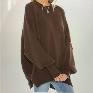 Free people tunic oversized sweater